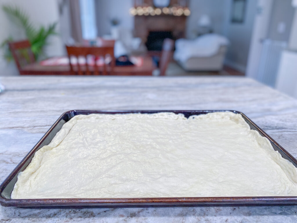 Pizza Dough Stretched